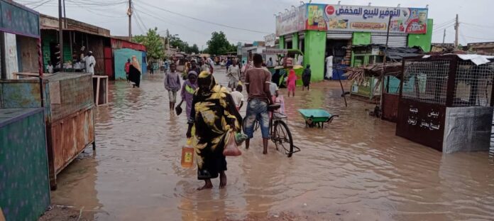 مقتل وإصابة ٢٣ شخص بسبب الأمطار بالجزيرة ابا وانهيار ٢٧٥٠ منزل