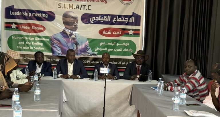حركة تحرير السودان المجلس الانتقالي تدعو الي ضرورة تطوير مشروع السودان ومراجعة بعض المفاهيم الأساسية المتعلقة بوقف الحرب