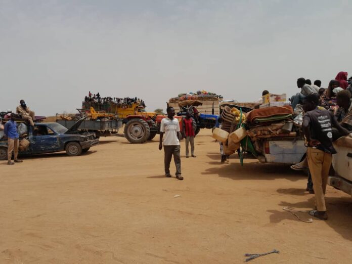 Displacement operations continue from El Fasher and its surrounding areas villages west of El Fasher and the Umm Hagalig area