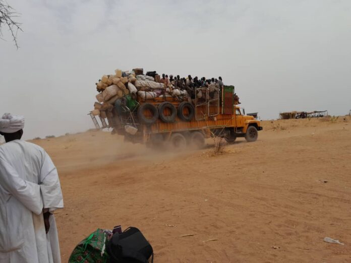 تدشين المطبخ الجماعي للنازحين الفارين من الفاشر .. و500 الف يصلون الي كورما شمال دارفور