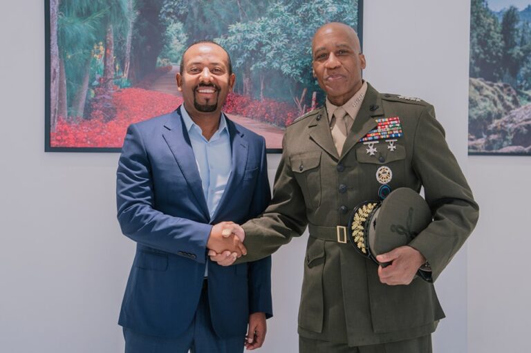 “Abiy Ahmed Meets General Langley to Discuss Bilateral and Regional Issues” “Abiy Ahmed Meets General Langley to Discuss Bilateral and Regional Issues”