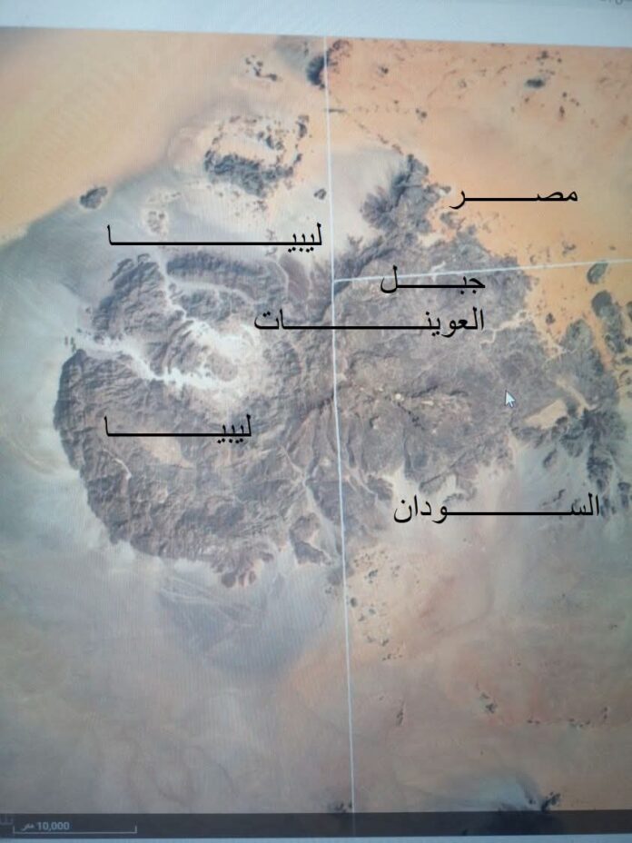 قوات الدعم السريع (القوة الصلبة) تسيطر على منطقة جبل كسو بالعوينات على الحدود مع ليبيا.