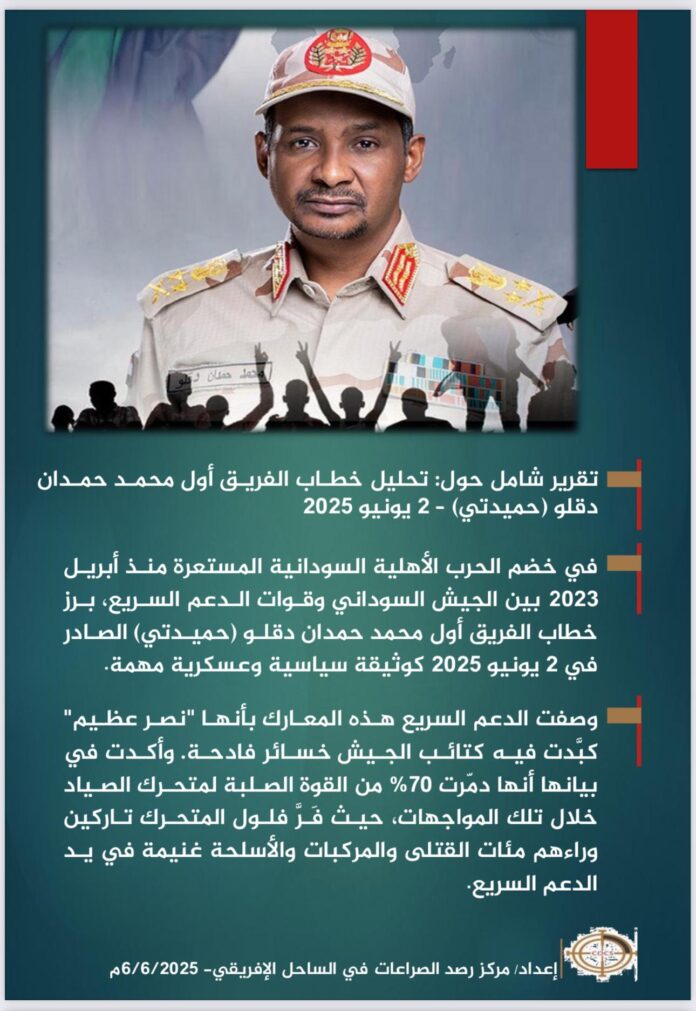  تحليل شامل من مركز الساحل والصحراء لخطاب 