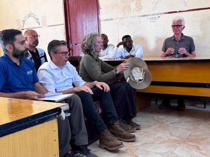 The UN Under-Secretary-General for Humanitarian Affairs arrives in the liberated territories to assess the humanitarian situation of the displaced.