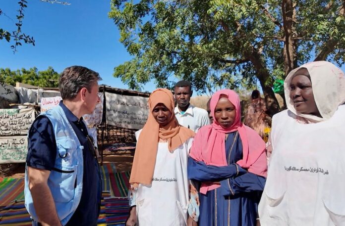 وكيل الأمين العام للأمم المتحدة للشؤون الإنسانية يزور كورما وطويلة… وحكومة تأسيس تبحث معه توسيع الوصول الإنساني في شمال دارفور