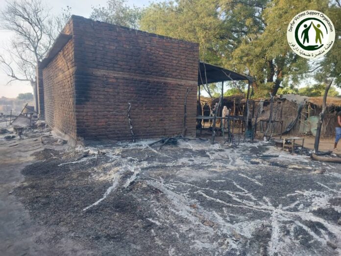 منظمة مناصرة ضحايا دارفور تدين قصف مسيّرة استهدف سوق قرية جنقارة بغرب دارفور