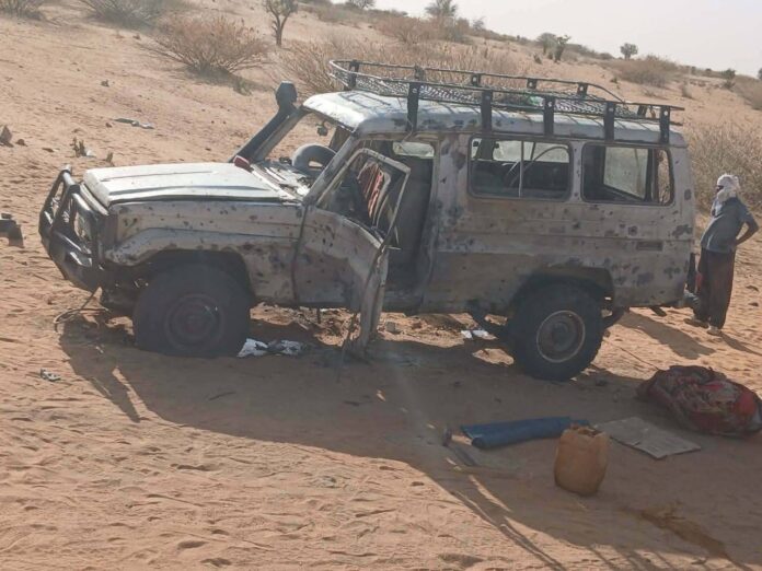 غرفة طوارئ جبل أوري تدين استهداف قافلة تجارية مدنية بطائرة مسيّرة شمال غرب كتم وسقوط قتلى وجرحى