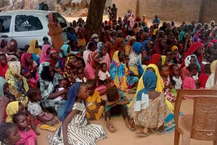 نازحون من كادقلي يناشدون حكومة تأسيس توفير الغذاء والاحتياجات العاجلة للمدنيين الفارين