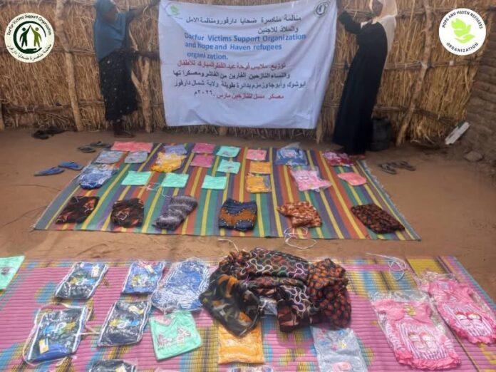 مبادرة إنسانية لدعم نازحي دارفور بملابس العيد في شمال دارفور