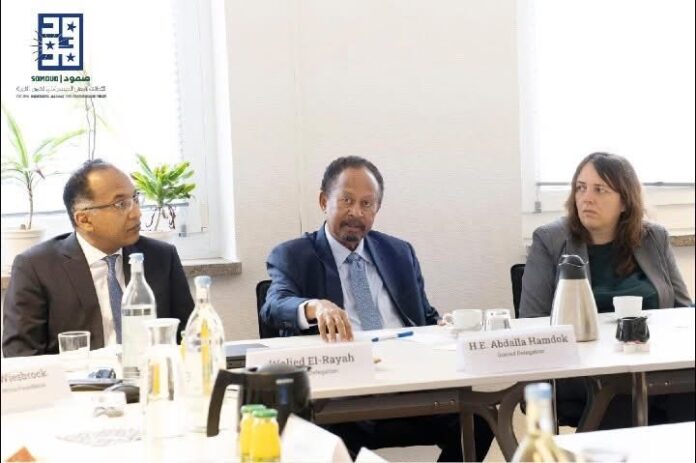 اجتماع برلين يناقش إعادة إعمار السودان بمشاركة حمدوك ومؤسسات ألمانية كبرى