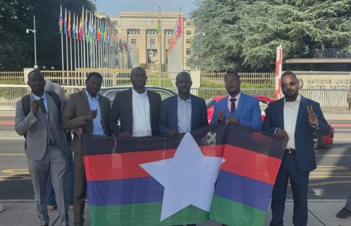 حركة تحرير السودان بقيادة عبد الواحد تشارك في وقفة تضامنية أمام الأمم المتحدة بجنيف للمطالبة بوقف الحرب