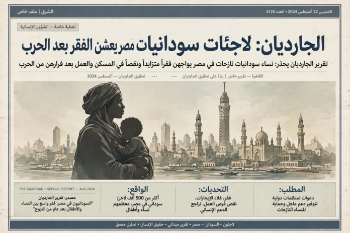 بعد فرارهن من الحرب.. تقرير بريطاني يوثق استغلال لاجئات سودانيات في مصر بسبب فقدان السند والدخل