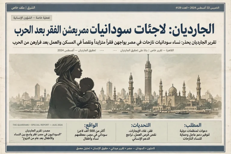 بعد فرارهن من الحرب.. تقرير بريطاني يوثق استغلال لاجئات سودانيات في مصر بسبب فقدان السند والدخل